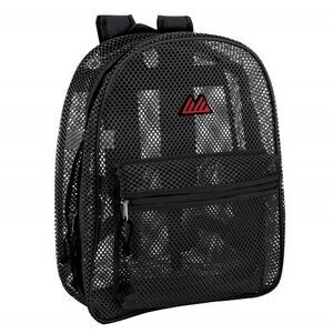 Summit Ridge Black Mesh Backpack
